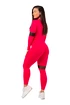 Colanți pentru femei Nebbia  High-Waist ¾ Length Sporty Leggings 404 pink