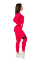 Colanți pentru femei Nebbia  High-Waist ¾ Length Sporty Leggings 404 pink