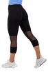 Colanți pentru femei Nebbia  High-Waist ¾ Length Sporty Leggings 406 black