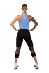 Colanți pentru femei Nebbia  High-Waist ¾ Length Sporty Leggings 406 black