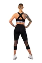 Colanți pentru femei Nebbia  High-Waist ¾ Length Sporty Leggings 406 black