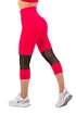 Colanți pentru femei Nebbia  High-Waist ¾ Length Sporty Leggings 406 pink