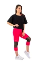 Colanți pentru femei Nebbia  High-Waist ¾ Length Sporty Leggings 406 pink