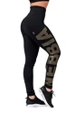 Colanți pentru femei Nebbia Intense Gold Print leggings 827 black