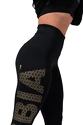 Colanți pentru femei Nebbia Intense Gold Print leggings 827 black