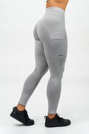 Colanți pentru femei Nebbia LEG DAYS GOALS High Waisted Leggings grey