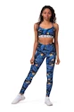 Colanți pentru femei Nebbia Ocean Selected High-waist Ocean Power leggings 561 ocean blue XS