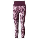 Colanți pentru femei Puma  Run 5K Graphic High Waist 7/8 Tight Grape Wine