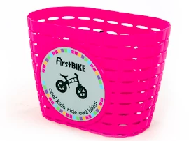 Coș pentru ghidon FirstBike pink