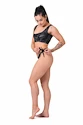 Costume de baie pentru femei Nebbia  Miami sporty bikini - top 554 volcanic black