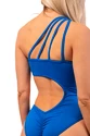 Costume de baie pentru femei Nebbia  One Shoulder Asymmetrical Monokini 459 Blue