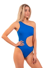 Costume de baie pentru femei Nebbia One Shoulder Asymmetrical Monokini 459 Blue