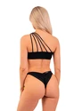 Costume de baie pentru femei Nebbia  One Shoulder Bandeau Bikini Top 448 Black