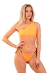 Costume de baie pentru femei Nebbia  One Shoulder Bandeau Bikini Top 449 Orange Neon