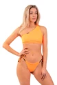 Costume de baie pentru femei Nebbia  One Shoulder Bandeau Bikini Top 449 Orange Neon