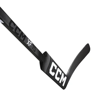 Crosă de hochei compozit pentru portar CCM Tacks XF 70 Black/Grey Intermediate 23 inch, L (regular)