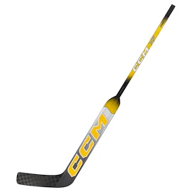 Crosă de hochei compozit pentru portar CCM Tacks XF White/Gold Senior