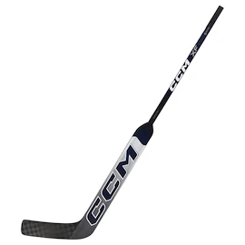 Crosă de hochei compozit pentru portar CCM Tacks XF White/Navy Intermediate