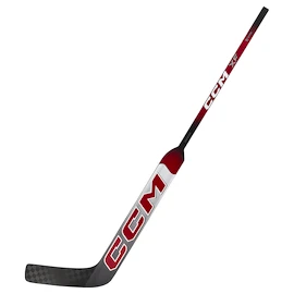 Crosă de hochei compozit pentru portar CCM Tacks XF White/Red Intermediate