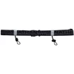 Curea de alergare Nathan  Race Number Nutrition Waistbelt Black/Refletive