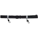 Curea de alergare Nathan  Race Number Nutrition Waistbelt Black/Refletive