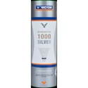 Fluturași de badminton Victor  Nylon Shuttle 1000 Silver - White 6 ks