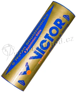 Fluturași de badminton Victor  Nylon Shuttle 2000 Gold - Yellow (6 Pack)