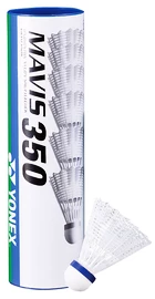 Fluturași de badminton Yonex Mavis 350 White (6 Pack)