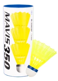 Fluturași de badminton Yonex Mavis 350 Yellow (3 Pack)