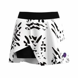 Fustă pentru femei BIDI BADU Melbourne Printed Cut Out Skort White/Black