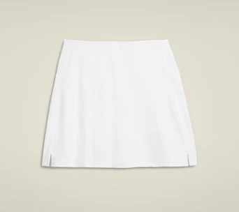 Fustă pentru femei Wilson  W Team Flat Front Skirt Bright White