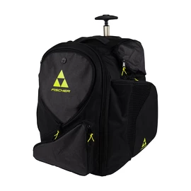 Geantă de hochei pe roți Fischer Backpack Black/Yellow 18" Senior