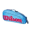 Geantă pentru rachete pentru copii Wilson  Junior 3 Pack Blue/Orange