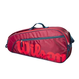 Geantă pentru rachete pentru copii Wilson Junior 3 Pack Red/Infrared