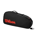 Geantă pentru rachete Wilson  Clash V3 3PK Racquet Bag Black/Infrared