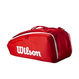 Geantă pentru rachete Wilson Super Tour Red 15PK 2025