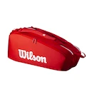 Geantă pentru rachete Wilson  Super Tour Red 6PK 2025