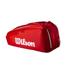 Geantă pentru rachete Wilson Super Tour Red 9PK 2025