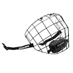 Grilă de hochei Bauer  III-Facemask Black/White Senior