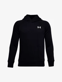 Hanorac pentru băieți Under Armour RIVAL COTTON HOODIE black