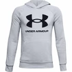 Hanorac pentru băieți Under Armour  Rival Fleece Hoodie light grey