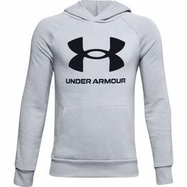 Hanorac pentru băieți Under Armour Rival Fleece Hoodie light grey