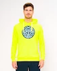 Hanorac pentru bărbați BIDI BADU  Grafic Illumination Chill Hoody Neon Yellow