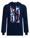 Hanorac pentru bărbați BIDI BADU  New York 2024 Logo Chill Hoody Dark Blue/Red