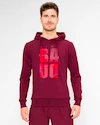 Hanorac pentru bărbați BIDI BADU  Protected Leafs Chill Hoody Bordeaux