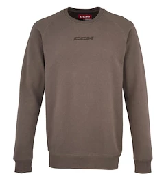 Hanorac pentru bărbați CCM Core Fleece Crew Major Brown