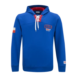 Hanorac pentru bărbați CCM FLAG HOODIE TEAM CZECH Collegiate Royal