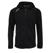 Hanorac pentru bărbați CCM  LOCKER ROOM FLEECE FULL ZIP HOODIE Black