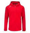 Hanorac pentru bărbați CCM  LOCKER ROOM FLEECE FULL ZIP HOODIE Red