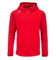 Hanorac pentru bărbați CCM  LOCKER ROOM FLEECE FULL ZIP HOODIE Red